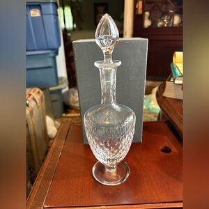 Retired Baccarat Crystal Paris Pattern Footed Decanter